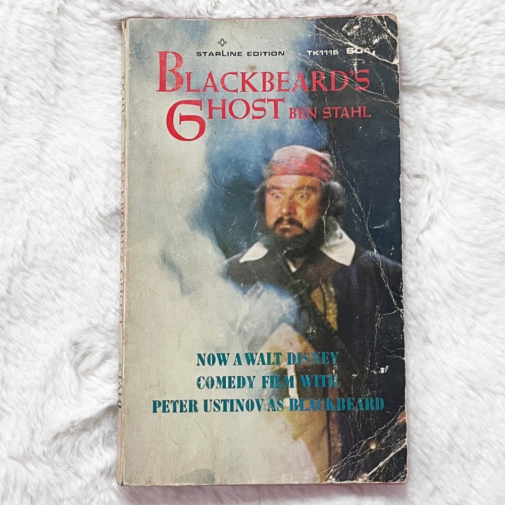 1968 Paperback Blackbeard's‎ Ghost by Ben Stahl Scholastic Starline Edition